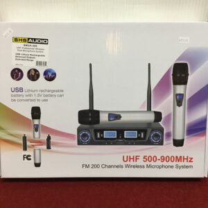 SHS Audio UHF Professional Wireless Dual Microphone System