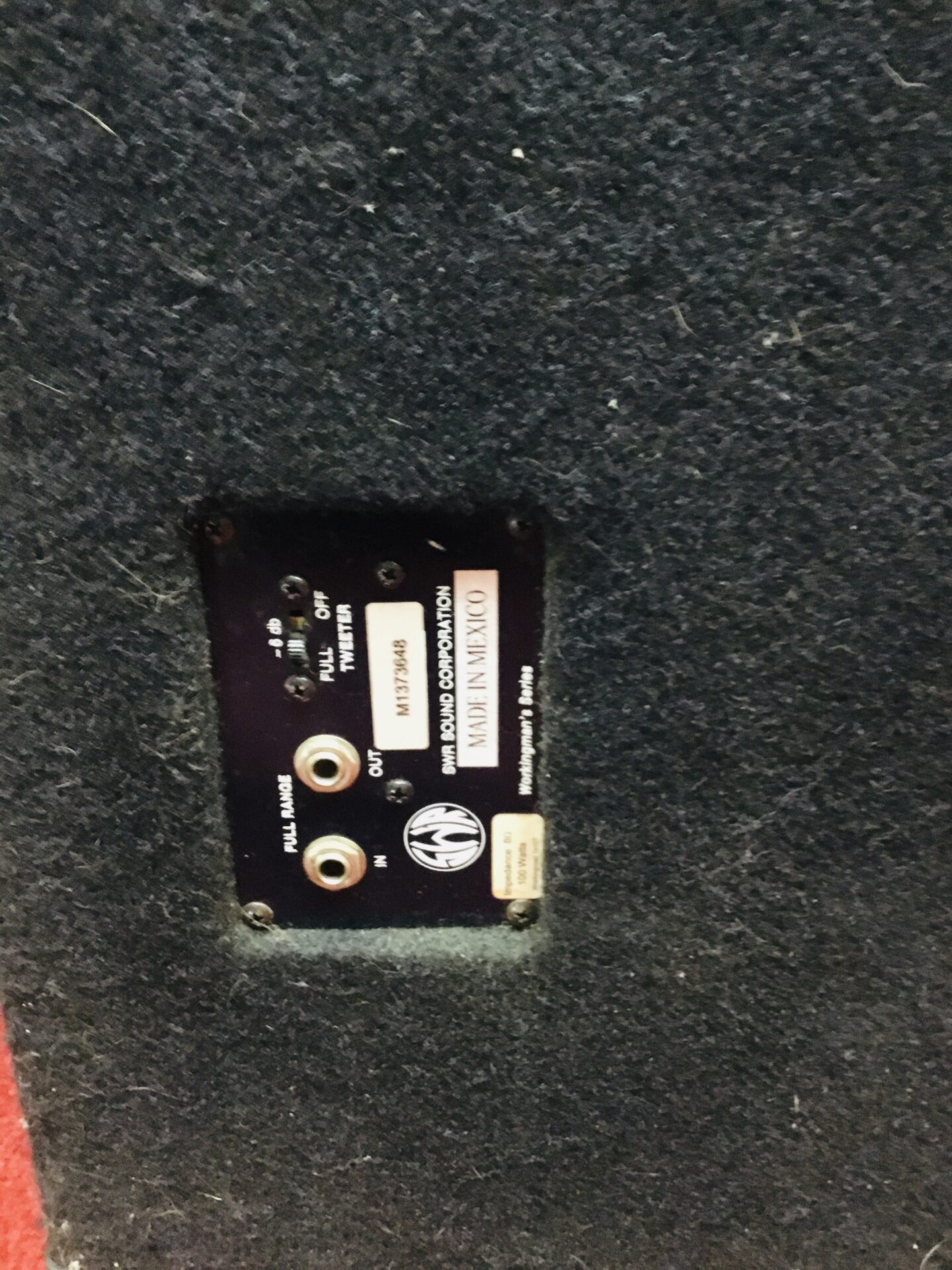 Working Man’s SWR 1x10 cab